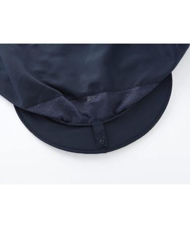 Home Prefer Men's Sun Hat with Neck Flap, Quick Dry UV Protection Cap - Navy Blue - Buy Online on GoSupps.com