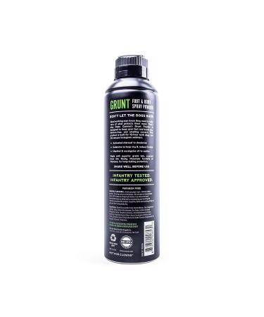 Grunt Foot & Boot Powder Spray - Odor-Eliminating Formula for Dry Feet - Buy Online on GoSupps.com