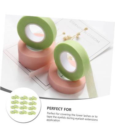 Beavorty 24 Rolls Eyelash tape Adhesive Eyelash Tapes Lash Tape for lash Extension Green Extension Tape makeup tape Beauty Salon Supplies extension sticker Non-woven tape medical - Buy Online on GoSupps.com