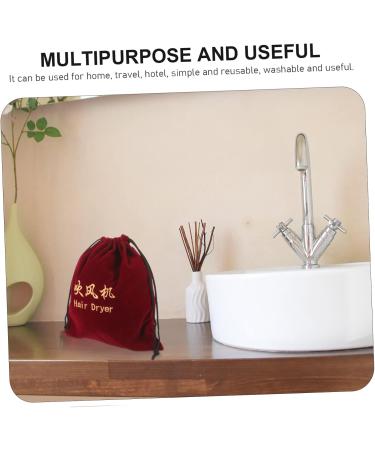 IWOWHERO 3 Pcs Hair Dryer Storage Bag Hair Styling Tools Bag Travel Hairdryer Hair Dryer Case Fabric - Buy Online on GoSupps.com