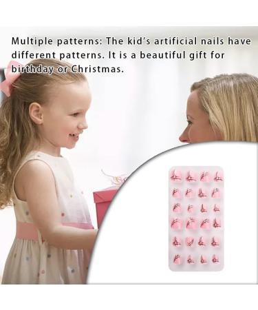 dijiusidy 1 Set Christmas Nail Wraps Cartoons Style Decor Adorable False Fingernails Children Removable Art Decals DIY Manicure PNT-16-09 - Buy Online on GoSupps.com
