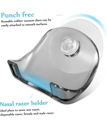 Minkissy 12 StK Razor Holder with Suction Cup | Shower Wall Organizer | Plastic Hook Bathroom Accessories - Buy Online on GoSupps.com