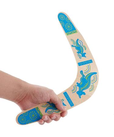 Inborntrait Kids Boomerang - Handmade Wooden V-Shaped Returning Boomerang - Blue Sky Blue - Buy Online on GoSupps.com