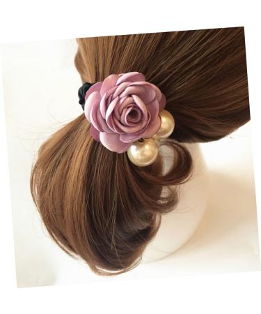 minkissy Little Girl Hair Ties Pearl Hair Ties Flower Pearl Hair Tie Flower Hair Rope Ponytail Hair Bands Flower Pearl Hair Rope Korean Version Hairpin Little Girls Hair Ties - Buy Online on GoSupps.com