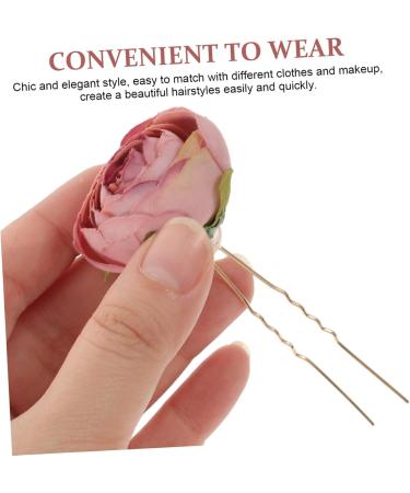 minkissy 9 Pairs Rose Hairpin Flower Hair Clips for Hair Barrettes for Women Bobby Pin Bridal Hair Accessories Hair Pin Hair Jewelry Prom Hair Accessories Hanfu Hair Stick Child Alloy - Buy Online on GoSupps.com