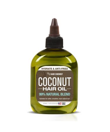 Hair Chemist 99% Natural Hair Oil - Coconut 7.1 oz. - Buy Online on GoSupps.com