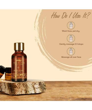 MIRSSA Vasu Age Revitalizing Facial Beauty Oil Enriched with Kumkumadi Oil gives Radiant Skin Clinically Proven Actives 25ml - Buy Online on GoSupps.com