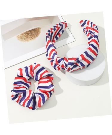 FRCOLOR 1 Set American Flag Headband Bow Headband Wide Headbands for Women Head Band Us Flag Hair Scrunchies Women Hair Accessories Patriotic Decor Scrunchie Women's Satin Fashion Scarf - Buy Online on GoSupps.com