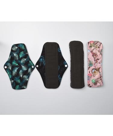 13pcs Set Mini Wet Bag + Charcoal Bamboo Mama Cloth/ Menstrual Pads - Buy Online on GoSupps.com
