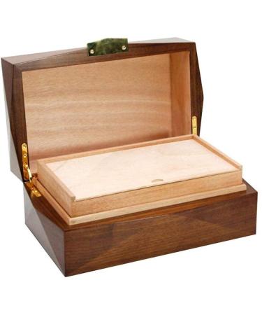 MOLVUS Cigar Box Cigar Aging Box Household Cigar Solid Wood Cigar and Sealed Humidity Box Cigar Box Decorative Box