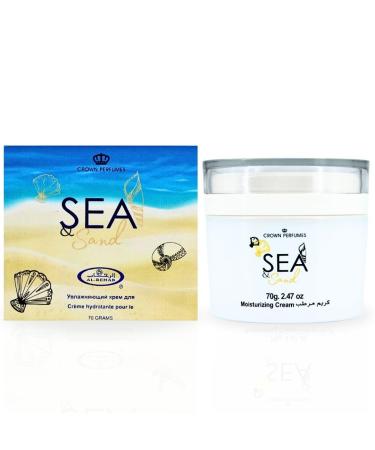 Al-Rehab Sea & Sand Moisturizing Cream 70g Extra Nourishing Body Lotion For Women - Moisturizing Lotion For Dry Skin Replenishes Dry Skin - Body Lotion For Lasting Softness And Radiance