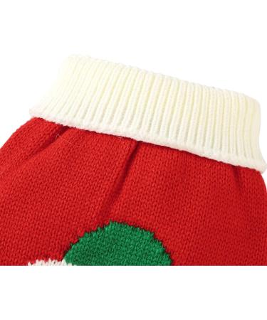 Dog Sweater for Christmas | Soft Thickened Snowman Design for Small Dogs - XL Size (82W942 Red) - Buy Online on GoSupps.com