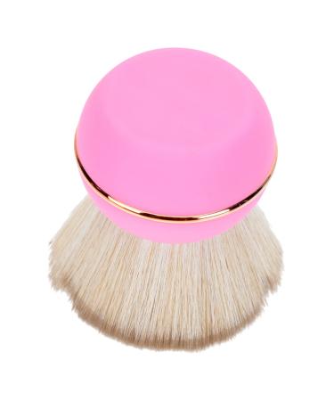 HEALLILY Cat Paw Foundation Makeup Brush Short Handle Loose Powder Brush Blush Brush Blending Suitable for Outdoor Travel Cosmetic Pink