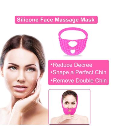 Facial Lifting Firming Mask | Silicone V Line Neck Bandage for Double Chin Reduction & Wrinkle Relief - Shop Internationally - Buy Online on GoSupps.com