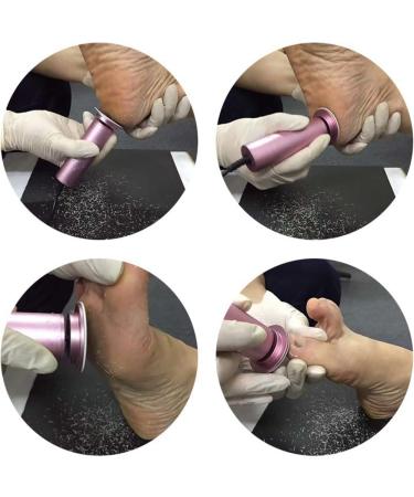 Dermave Electric Foot Callus Remover Pedifairy 360 Rotation Foot Sander Pain-Free Foot Polisher with 60pcs Sanding Discs 0-600 RPM Adjustable Speed Electric Foot File (Pink) - Buy Online on GoSupps.com