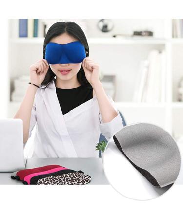 ywbtuechars 3D Eye Mask - Portable Breathable Travel Blindfold Eyeshade Sleeping Aid - Black - Buy Online on GoSupps.com