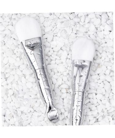Mask Brush Professional Makeup Makeup Professional Beauty Skin Care Brush Makeup+ Home Use Makeup Brush Lightweight Brush Cosmetic Mud Film 14x2cm Silver - Buy Online on GoSupps.com
