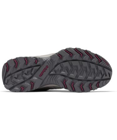 Columbia Redmond III WP Women's Waterproof Hiking Shoes - EU Size 38 - Ti Titanium & Red Onion - Buy Online on GoSupps.com