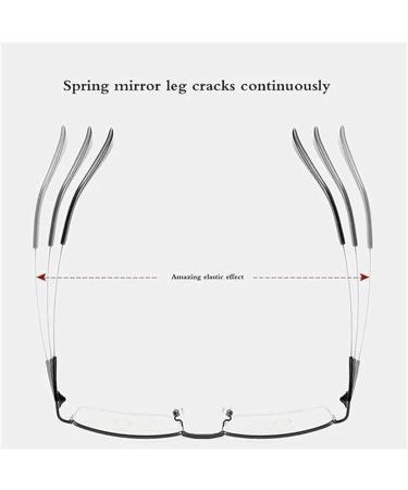 Libiyi Intelligent Reading Glasses | Dual Focus Anti-Blue Light Glasses for Men | Premium Silver B Style - Buy Online on GoSupps.com