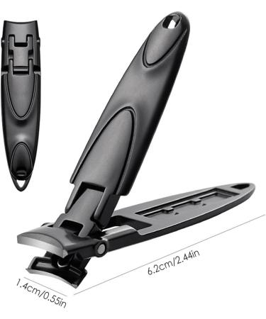 Nail Clippers Stainless Steel Nails Clippers with Cicada Shape Fingernail and Toenail Clippers Cutters Toe Finger Nail Clippers Cutter for Men Women Black - Buy Online on GoSupps.com