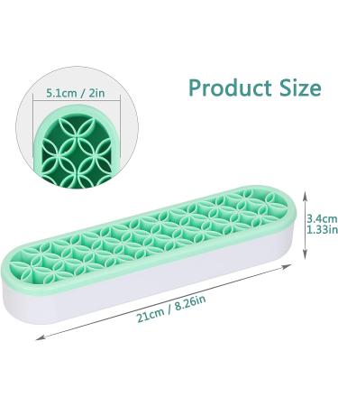 Unaone Silicone Makeup Brush Holder - Multipurpose Beauty Tool Organizer in Green - Buy Online on GoSupps.com