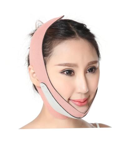 POPETPOP 1pc Chin Straps Thin Strap V Shape Neoprene Material Neck Slim Strap Slimming Belt V Thin -lifting Artifact Chin Lift Facial Pink Tight