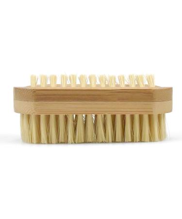 Nail Brush Set - 2pc Bamboo Brushes for Cleaning and Care | Fingernail Scrubbing Tool for Men, Women, and Kids - Buy Online on GoSupps.com