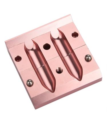 DIY Aluminum Alloy Lipstick Maker Kit - Create Custom Lip Balm (2 Hole Shape) International Shipping - Buy Online on GoSupps.com