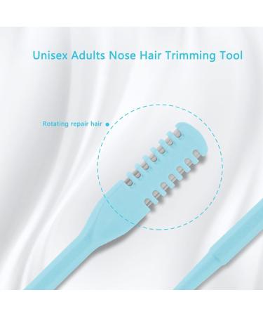 Light Green Nose Hair Trimmer - Painless Dual Edge Hair Clipper for Men & Women | Easy Cleaning Nose & Ear Trimmer - Buy Online on GoSupps.com