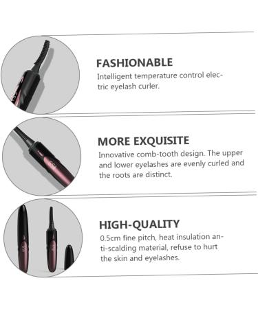 DOITOOL Eyelash Curler Natural Eyelashes Curling Tools Makeup Tool Portable Hair Curler Heating Lash Curling Tool for Women Professional USB Eyelashes Curlers Miss Curling Iron Abs Mini - Buy Online on GoSupps.com