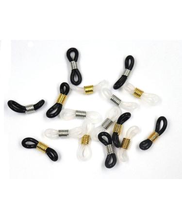 Ruwado 16 Pcs Eyeglasses Chain Connector Holder - Anti-Slip Silicone Spring Rubber Retainer for Sunglasses and Necklace Chain - Adult Accessories - Buy Online on GoSupps.com