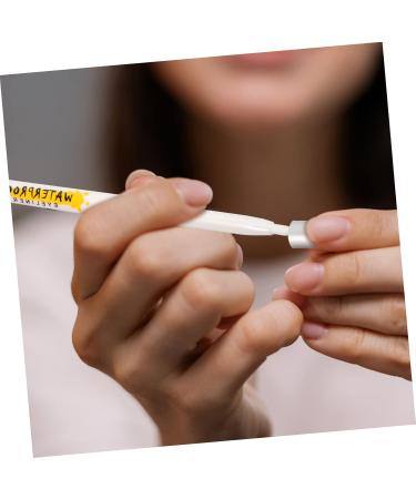 Healeved 25 Pcs White Lying Silkworm Pen Eye Shadow Makeup Cosmetics White Eyeliner Makeup Eyeliner Abs - Buy Online on GoSupps.com