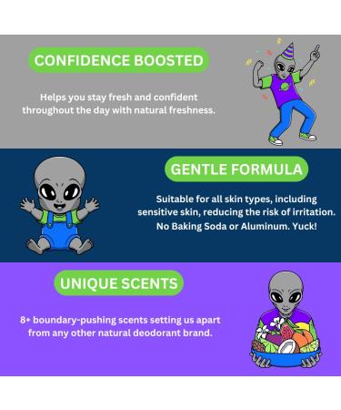 SPECIMEN - Women's Galactic Goddess Premium Deodorant Bundle | Pack of 3 Sticks | Natural Formula Strong Scent Sensitive Skin Friendly Eco-Friendly Paper Packaging | Small Batch Handmade - Buy Online on GoSupps.com