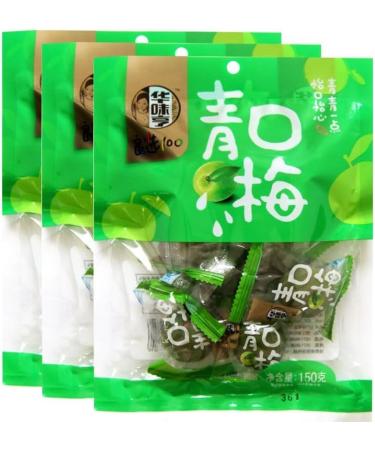 Green Plums 120g/Bag Sour and Sweet Crispy Small Plums Juicy Plums Snack Dried Prunes Dried Fruit Peach Preserved Fruit Snacks Food Office Desserts Vegan Chinese Casual Snacks Gift Pack (10bag) - Buy Online on GoSupps.com