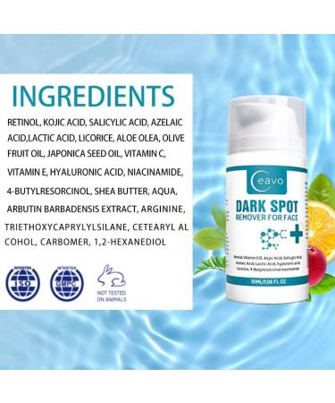 Dark Spot Remover Serum for Face with Vitamin C, Retinol, Salicylic Acid & More - Hyperpigmentation & Acne Scar Treatment - Buy Online on GoSupps.com