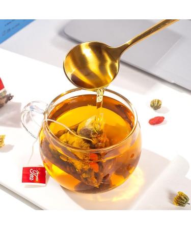 Chrysanthemum Cassia Seeds Burdock Root Tea Bags 320G(40 Tea Bags) Eyes Brighten Liver Cleanse Herbal Tea Honeysuckle Chinese wolfberry Sweetscented Osmanthus No Added Flavoring Combination of Floral Tea - Buy Online on GoSupps.com