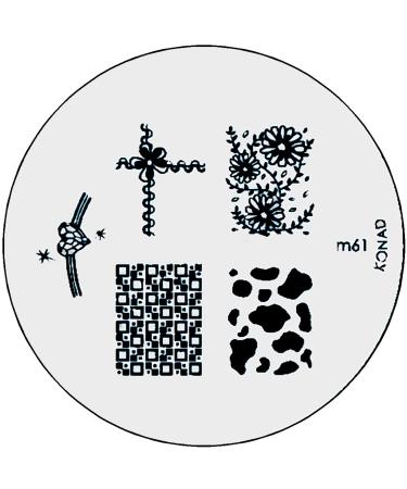 Premium KONAD Stamping Nail Art Set - 8 Stencils + 1 Stamper/Scraper | International Shipping Available - Buy Online on GoSupps.com