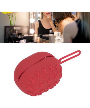 Makeup Sponge Holder Vented Cosmetic Egg Holder for Travel (Red) - Buy Online on GoSupps.com