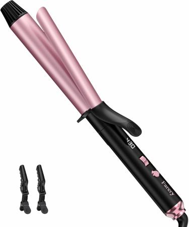 Long Barrel Curling Iron 1.25 Inch | Ceramic Curling Iron with Argan Oil & Keratin for Thin Hair | 11 Adjustable Temp & Clips Included - Buy Online on GoSupps.com