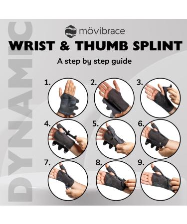 Buy Movibrace Dynamic Wrist and Thumb Splint | International Shipping Available - Buy Online on GoSupps.com