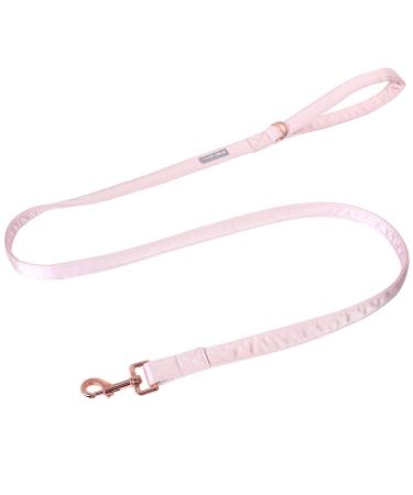 Lionet Paws Dog Leash - Silk Leash for Small Medium Large Dogs Matching Collars for Girls and Boys XS Leash (Pack of 1) Pink