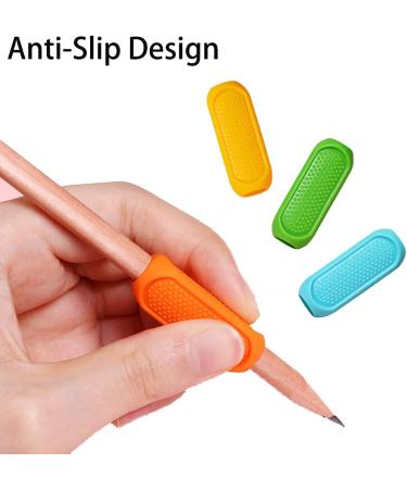 Buy 8 Universal Ergonomic Pencil Grips for Kids & Adults | Handwriting Aids Finger Grip Holders for Posture Correction | Left & Right-Handed Writing Help - Buy Online on GoSupps.com