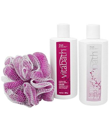 Vitabath PLUS Dry Skin Everyday Set - Hydrating Shower Gel and Moisturizing Lotion - Buy Online on GoSupps.com