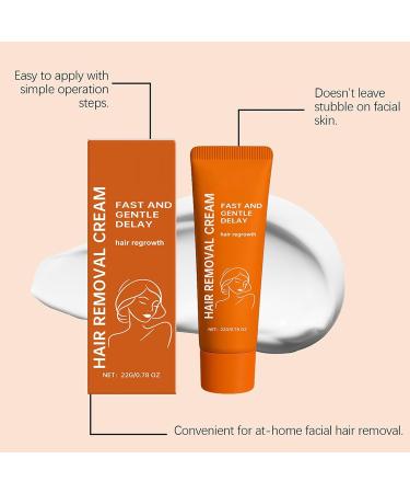 Cr me D pilatoire - 22g Visage Avec Hydratation Et D pilation Cr me Pour L limination Des Poils Du Visage - pour Femmes et Hommes Apaise la Peau clatant pour Peau S che Hydratant - Buy Online on GoSupps.com