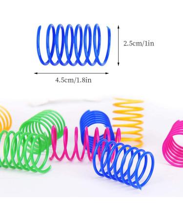 12 Pc Andiker Cat Spiral Spring Toy - Interactive and Durable Cat Toy for Swatting, Biting, and Hunting - Keep Your Cat Fit and Entertained! - Buy Online on GoSupps.com