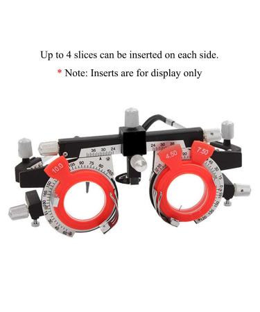 CGOLDENWALL Adjustable Optical Test Lens Frame TF-B PD 48-80mm - Ultra Lightweight Titanium Glasses for Optometry & Eye Testing - Buy Online on GoSupps.com