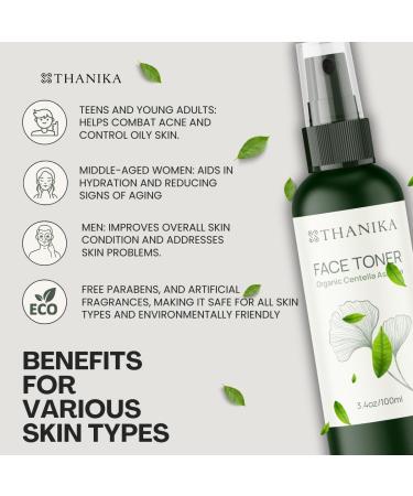 Centella Asiatica Face Toner Spray - Anti-Aging & Acne Solution | 3.4 fl oz - Shop Now for International Shipping - Buy Online on GoSupps.com