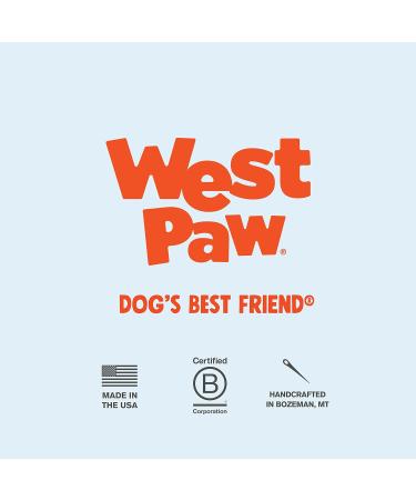 Zogoflex West Paw Toppl Toy - 8cm Aqua Blue - Durable Non-Toxic Perfect for Small Dogs - International Shipping Available - Buy Online on GoSupps.com