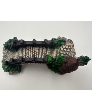 HPiano Aquarium Decoration Cave: Eco-Friendly Polyresin Bridge & Tree Trunk Ornament for Shrimp & Small Fish - Buy Online on GoSupps.com