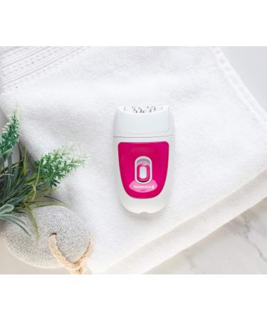 Remington Smooth & Silk EP3 3-in-1 Epilator EP7300 - 40 Titanium-Coated Tweezers & 3 Attachments | White/Pink - Shop Internationally! - Buy Online on GoSupps.com